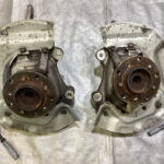 2006-2010 BMW M6 OEM Front Spindles / Knuckles / Hubs / Pair / 76K