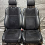 2015-2018 Subaru WRX STI Series Blue Black Suede Seats w/ Blue Stitching / 62K