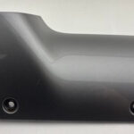 2018-2025 Jeep Wrangler JL Passenger Side Fender Wiper Cowl End Plate Trim Panel / Billet Silver Metallic